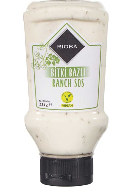 Bitki Bazlı Vegan Ranch Sos 235 gr