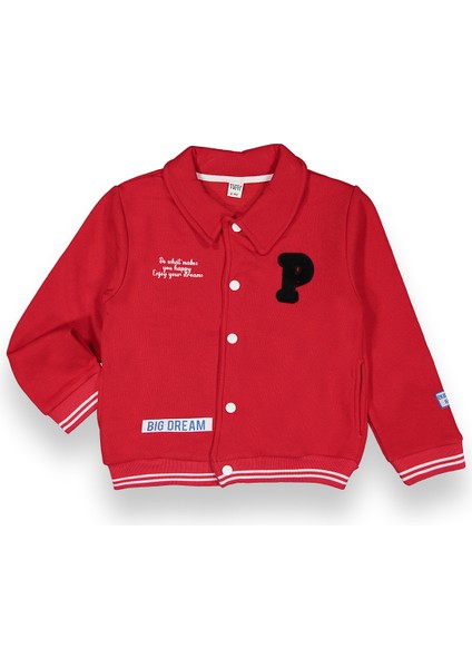 Kız Çocuk 3 Iplik Oversize Kapşonlu Kolej Ceket