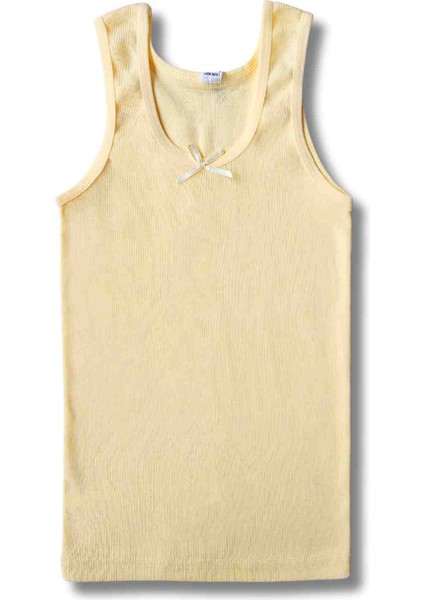 %100 Pamuklu Kız Çocuk Kalın Askı Atlet Fanila Iç Çamaşırı 3lü Set modelleri