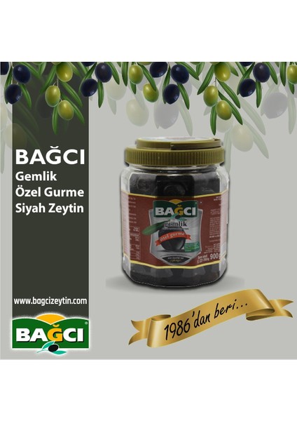 Gemlik Siyah Zeytin 900 gr