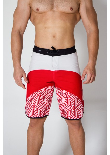 Rushy Red Boardshort