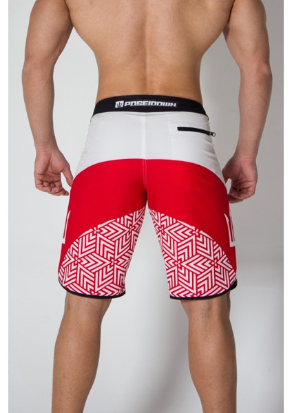 Rushy Red Boardshort