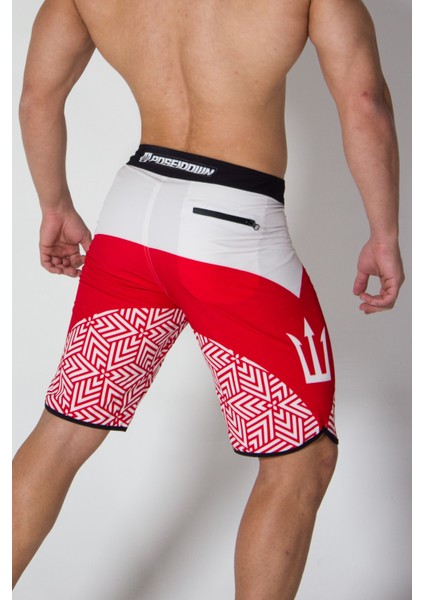 Rushy Red Boardshort