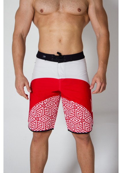 Rushy Red Boardshort