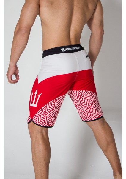 Rushy Red Boardshort