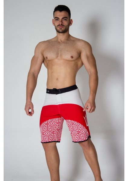 Rushy Red Boardshort