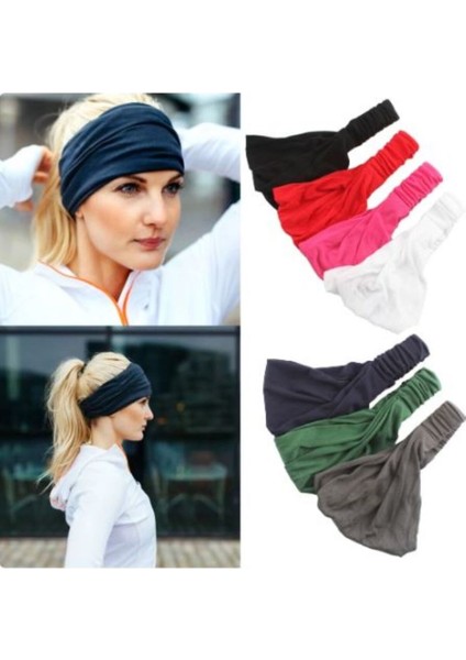 7 adet saç bandı penye 100 % pamuklu paraşüt bandana