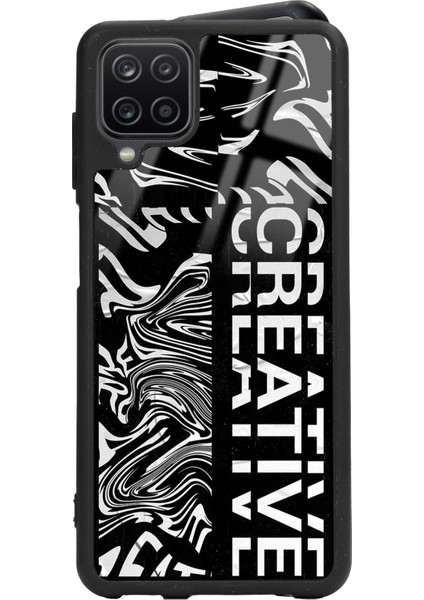 Samsung A12 Creative Tasarımlı Glossy Telefon Kılıfı