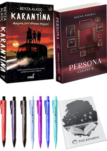 Persona Karanlık ve Karantina 1 Beyza Alkoç 2li Set