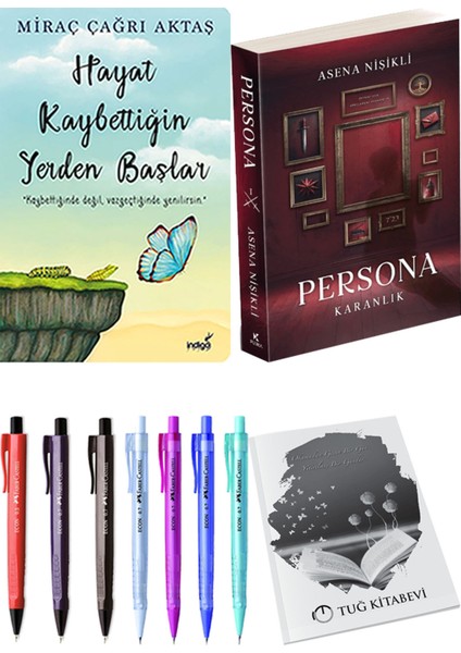 Persona Karanlık ve Hayat Kaybettiğin Yerden Başlar Miraç Çağrı Aktaş 2li Set
