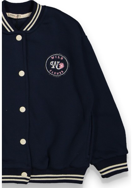 Kız Çocuk 3 Iplik Oversize Kolej Ceket modelleri