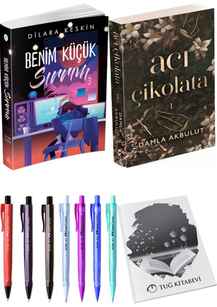 Acı Çikolata ve Benim Küçük Sırrım 3 Dilara Keskin 2li Set
