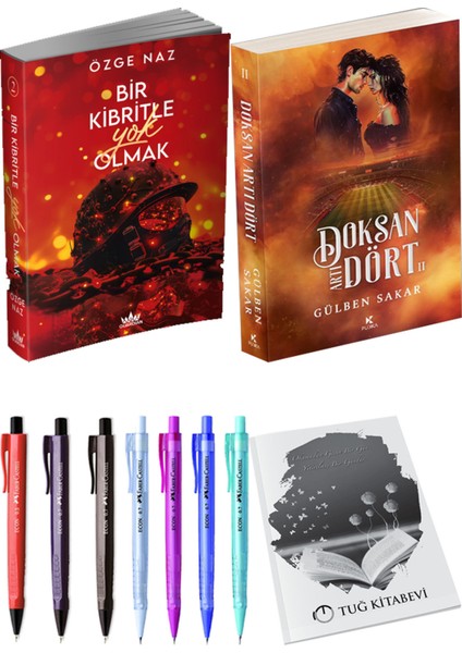 Doksan Artı Dört 2 ve Bir Kibritle Yok Olmak 2 Özge Naz 2li Set