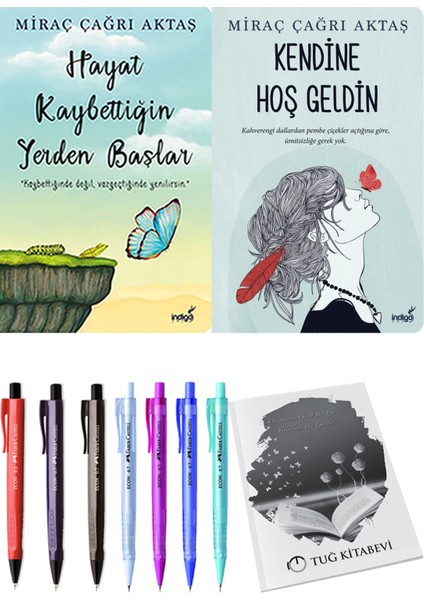 Hayat Kaybettiğin Yerden Başlar Miraç Çağrı Aktaş ve Kendine Hoş Geldin Miraç Çağrı Aktaş 2li Set