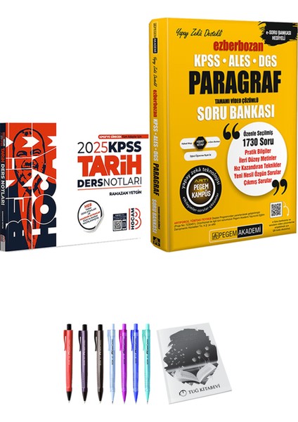 Kpss Ales Dgs Paragraf Soru Bankası - 2025 Kpss Tarih Ders Notları