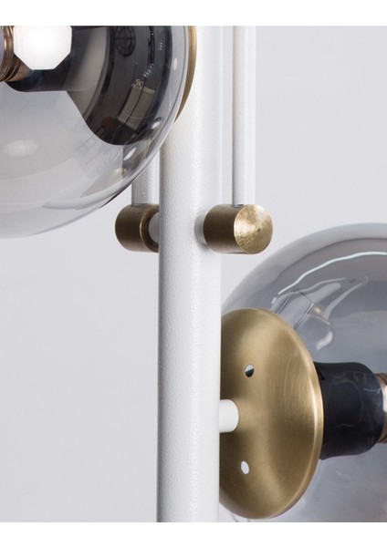 Libra Beyaz Eskitme Füme Camlı Avize fırsatları