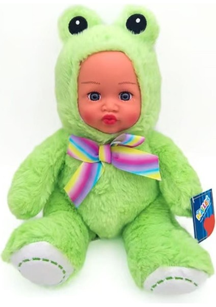 Halley Oyuncak Bebek Yüzlü Pelüş Kurbağa 30cm modelleri