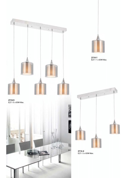 Sarkıt Avize 2li Füme Bal Modern Çift Camlı Yuvarlak Metal Lüks Endüstriyel Malzeme Ev Aydınlatması modelleri