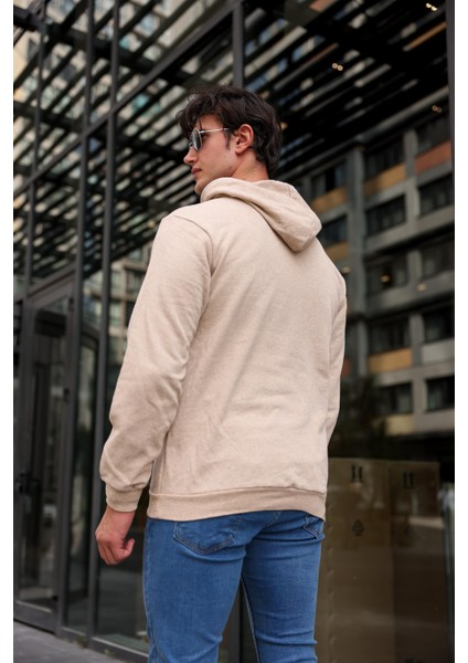 Unisex Oversize Düz Kapüşonlu Sweatshirt modelleri
