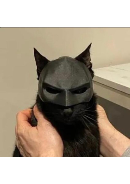 Kedi Maskesi-Batman Kedi Maskesi-Kedi Batman Maskesi-All Tasarım