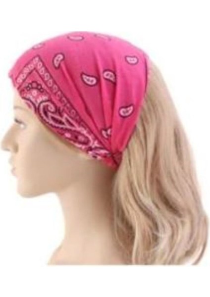 Lacivert Etnik Desenli Bandana fiyatları