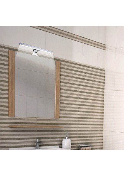 Meriç Dekoratif LED Banyo Aplik 30CM Krom - 6500K Beyaz Işık modelleri