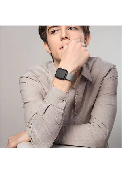 Apple Watch SE, Ultra , Ultra 2 , 9 , 10 Silikon Kordon Kayış - S/m Beden 42/44/45MM modelleri