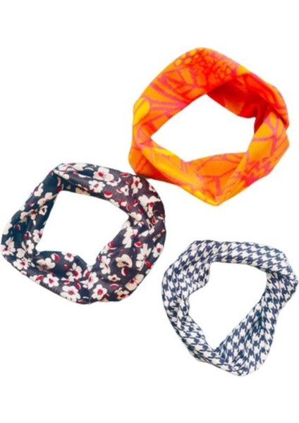 - Renkli 3 Adet Saç Bandı