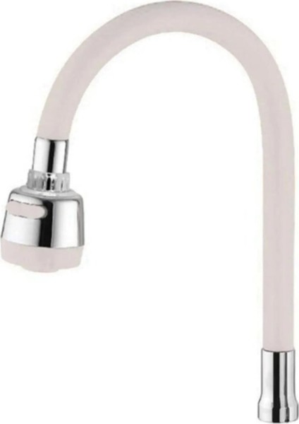 Silikonlu Oynar Başlıklı 2 Fonksiyonlu Spiral Musluk Başlığı