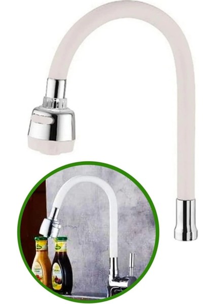 Silikonlu Oynar Başlıklı 2 Fonksiyonlu Spiral Musluk Başlığı fiyatları