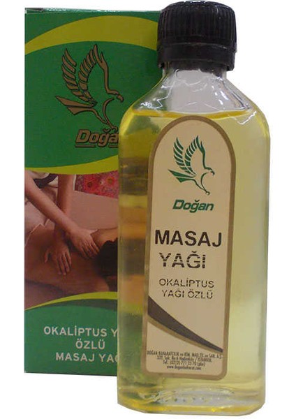 Okaliptuslu Masaj ve Bakım Yağı Cam Şişe 100 ml