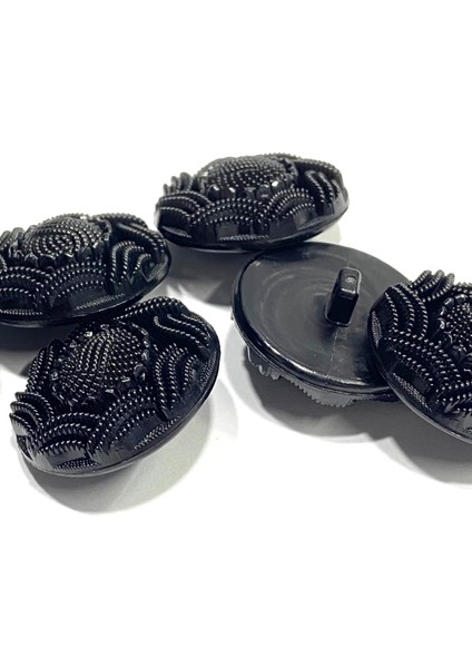 Italyan Kaban Manto Düğmesi / 2,8 Cm/ Siyah / 6 Lı Set / M014 modelleri