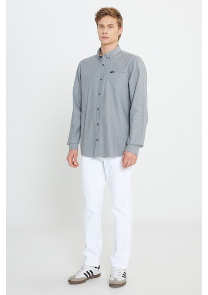 Regular Fit Normal Kesim %100 Pamuk Lacivert Gömlek modelleri