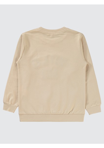 Erkek Çocuk Sweatshirt 6-9 Yaş Taş Rengi fiyatları