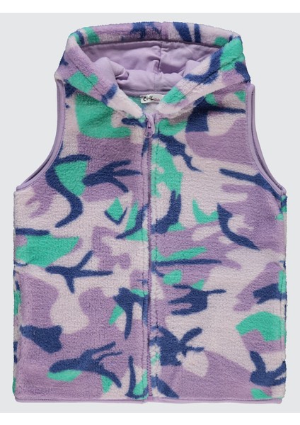Kız Çocuk Yelek 6-9 Yaş Lila