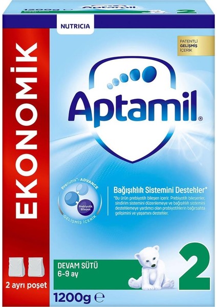 Aptamil Devam Sütü Maması No2 6-9 Ay 1200 gr
