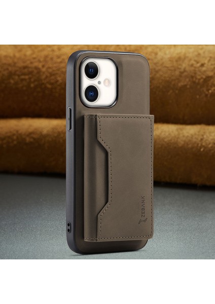 Apple iPhone 16 Plus Uyumlu Kılıf Zebana 2in1 Elite Class Cüzdanlı Deri Kılıf Koyu Kahverengi fiyatları