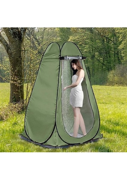 Kamp Otomatik Giyinme ve Tuvalet Kabini 120 x 120 X 190 CM
