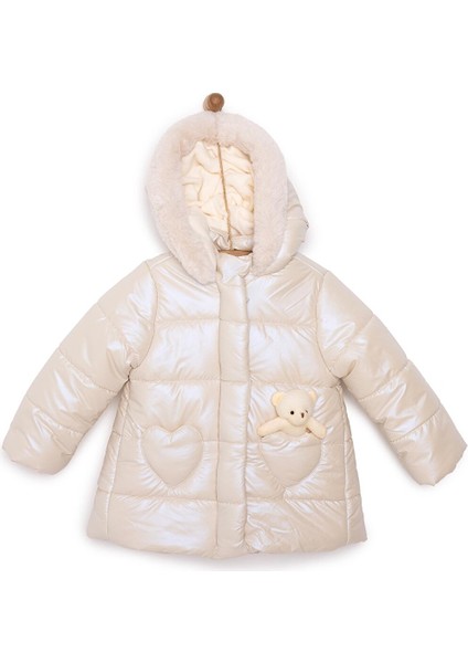 Basic Tavşan Cepli Mont Kız Bebek