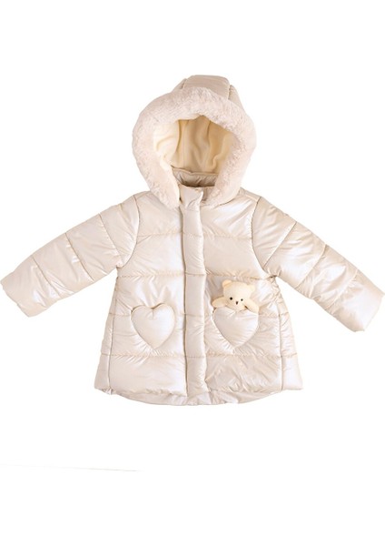 Basic Tavşan Cepli Mont Kız Bebek modelleri