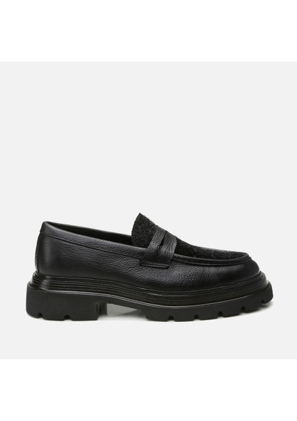 Masters 02ayh292200a100 Deri Siyah Erkek Loafer