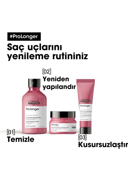 L'oreal Professionnel Serie Expert Pro Longer Saç Boy ve Uçlarının Görünümünü Yenileyen Durulanmayan Bakım Kremi 150 ml