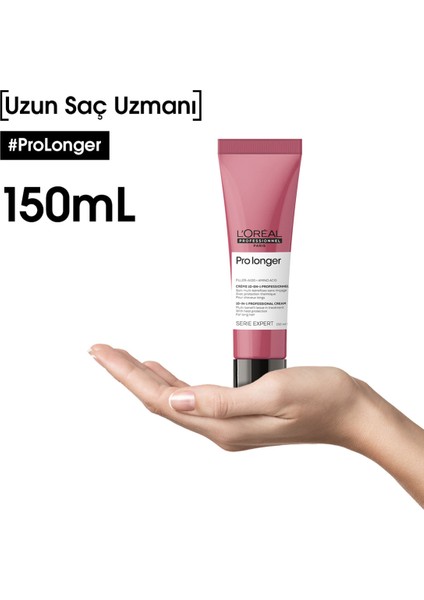 L'oreal Professionnel Serie Expert Pro Longer Saç Boy ve Uçlarının Görünümünü Yenileyen Durulanmayan Bakım Kremi 150 ml