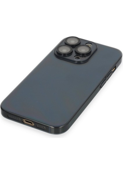 Apple iPhone 13 Pro Kılıf Kamera Lens Korumalı Sararmaya Karşı Etkili Sert Pc Lensi Kapak