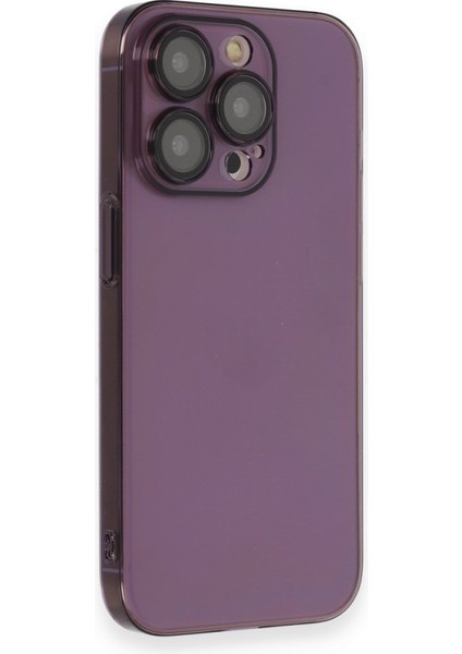 Apple iPhone 13 Pro Max Kılıf Kamera Lens Korumalı Sararmaya Karşı Etkili Sert Pc Lensi Kapak