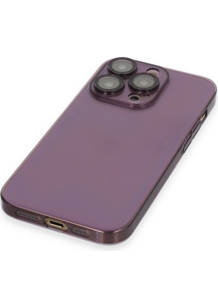 Apple iPhone 13 Pro Max Kılıf Kamera Lens Korumalı Sararmaya Karşı Etkili Sert Pc Lensi Kapak