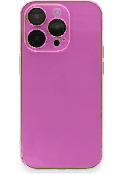 Apple iPhone 14 Pro Kılıf Kamera Lens Korumalı Sararmaya Karşı Etkili Sert Pc Lensi Kapak