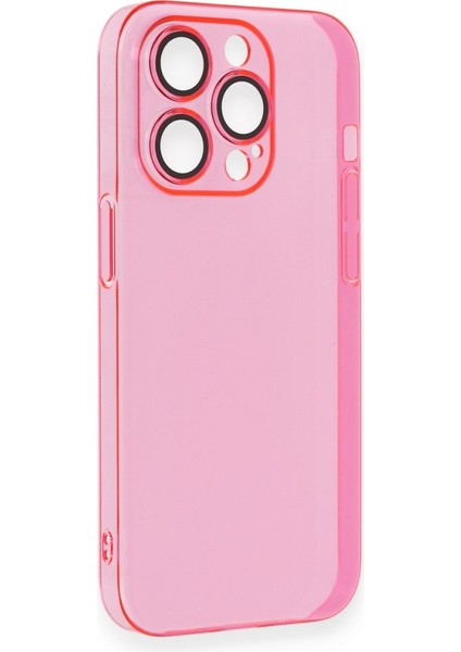 Apple iPhone 14 Pro Kılıf Kamera Lens Korumalı Sararmaya Karşı Etkili Sert Pc Lensi Kapak