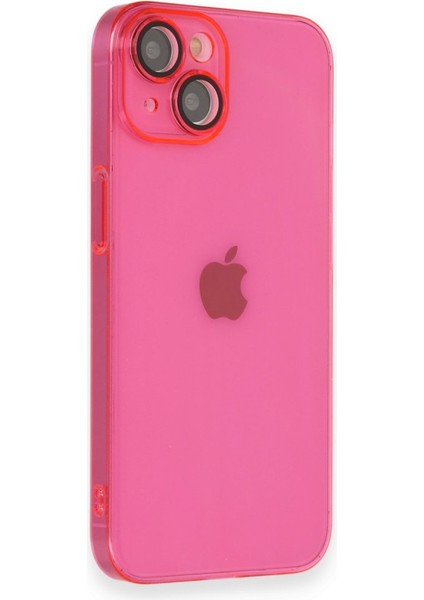 Apple iPhone 14 Kılıf Kamera Lens Korumalı Sararmaya Karşı Etkili Sert Pc Lensi Kapak