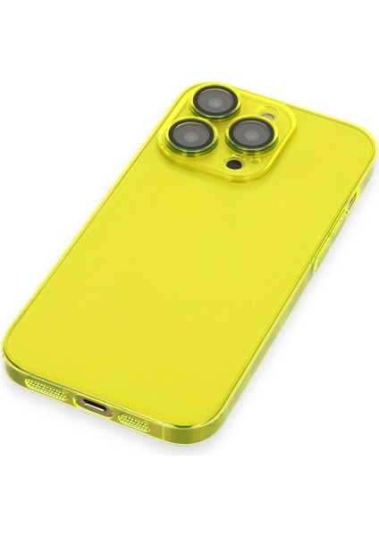 Apple iPhone 14 Pro Max Kılıf Kamera Lens Korumalı Sararmaya Karşı Etkili Sert Pc Lensi Kapak